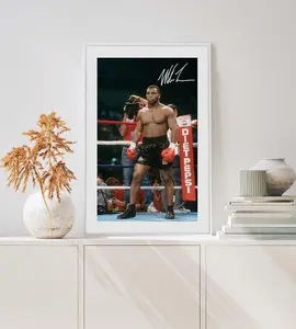 Mike Tyson poster | Mike Tyson wall art print boxing floyd mayweather rocky muhammad ali