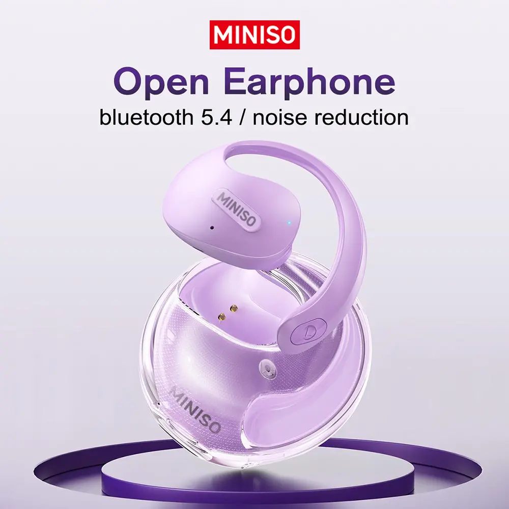 MINISO X15Pro Wireless Headset - Bluetooth 5.4 Electronic Audio Sport Earbuds with HIFI Sound Quality and Noise Reduction