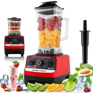Powerful desktop blender for kitchen use, large capacity smoothie crushing, frozen beverage pure slurry combination blender