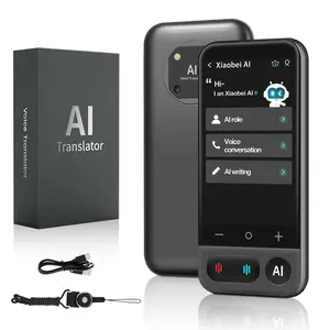 AI Assistant Device Powered by LLM, Standalone AI Chatbot, AI Tutor for Learning, Writing & Homework, Portable AI Gadget for Students & Travel Black