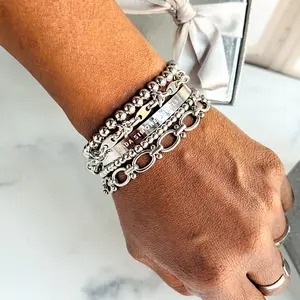 Chrisette Stainless Steel Bracelet Stack