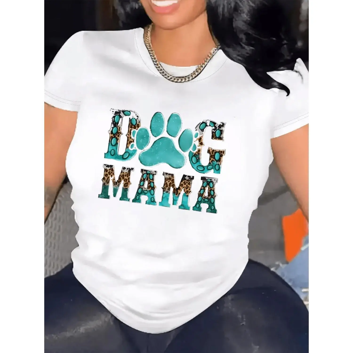 Comfortable Women S Casual Short Sleeve T Shirt Made From Heavy Cotton Soft Crew Neck Adorable Tops