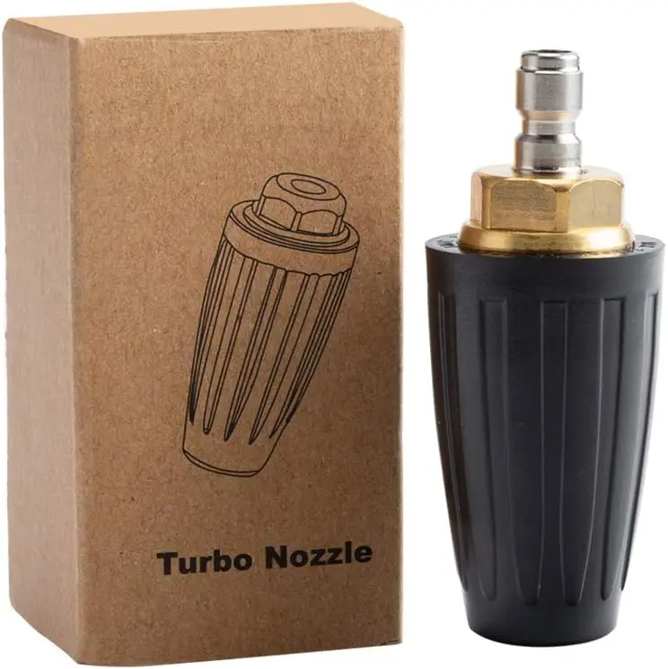 Pressure Washer Tips Turbo Nozzle Pressure Washer 4000 PSI Max Rotating Pressure Washer Nozzle with 1/4'' Quick Connect for Cleaning Brick, Concrete, and Vinyl Surfaces，4.0 GPM 4.0 Orifice