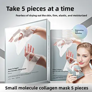 Korean Collagen Split Facial Mask - Intensive Hydrating Skincare Treatment for Nourishing Skin and Achieving Radiant Complexion