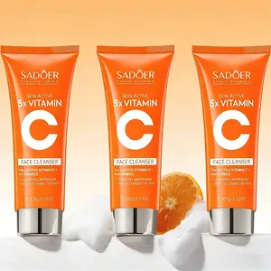 5X Vitamin C Face Cleanser -  Face Wash with Niacinamide, Deep Clean Gentle & Refresh for Radiant,3.52 oz