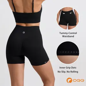 OQQ Women’s High Waist Shorts with Anti-Slip Design Athletic Shorts Comfort for Every Workout