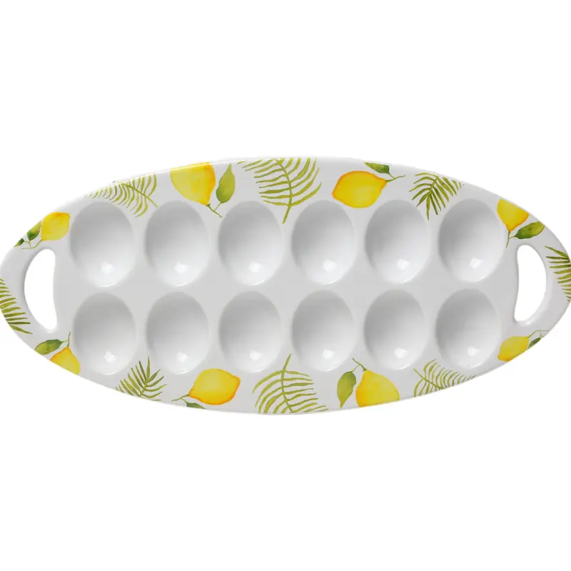 Temp-tations 15" Egg Serving Tray with Handles