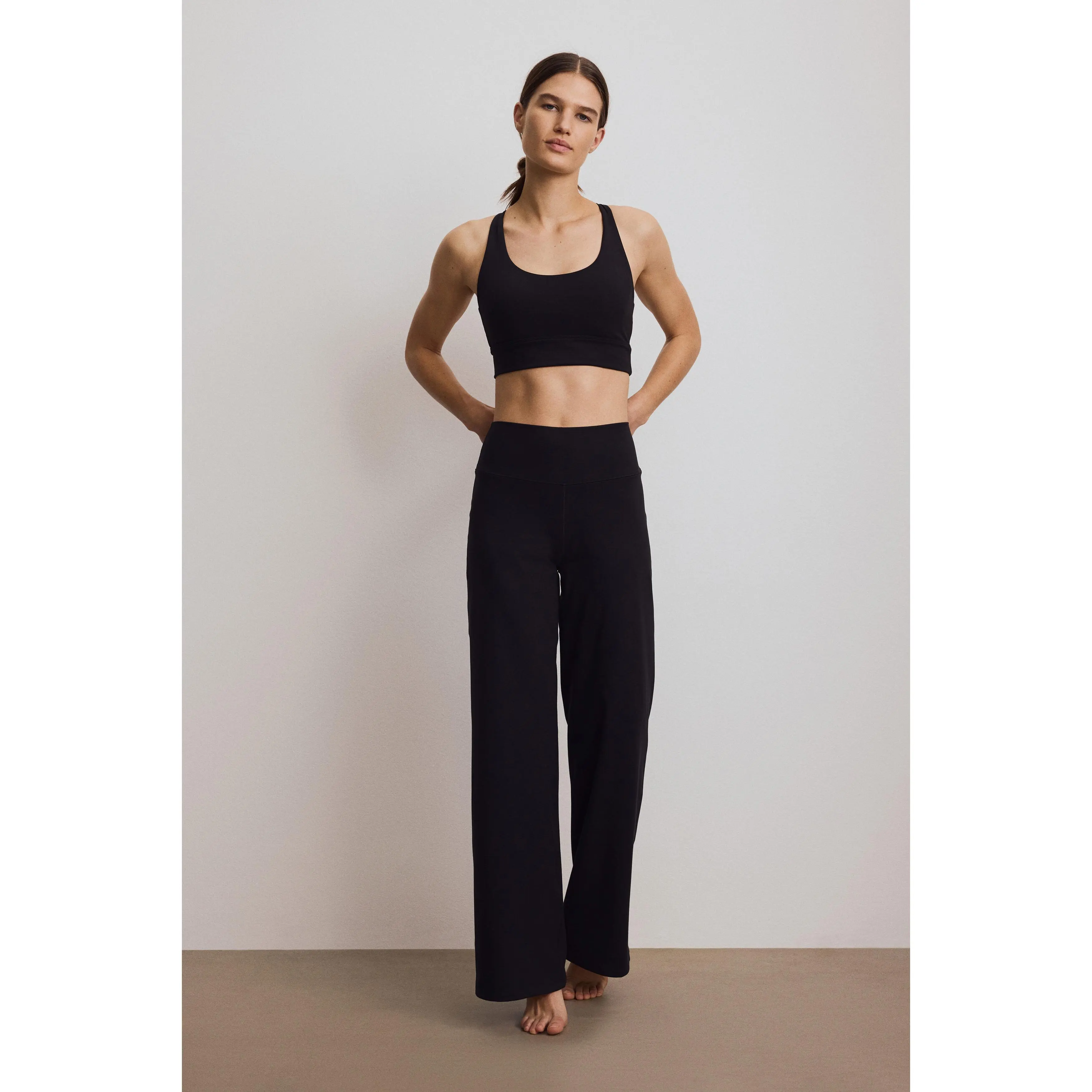 H&M Wide sports leggings with SoftMove™