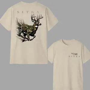 SITKA T-Shirt – Whitetail Deer Hunting Graphic, Perfect Gift for Hunters and Outdoorsmen, Men's Cotton Tee