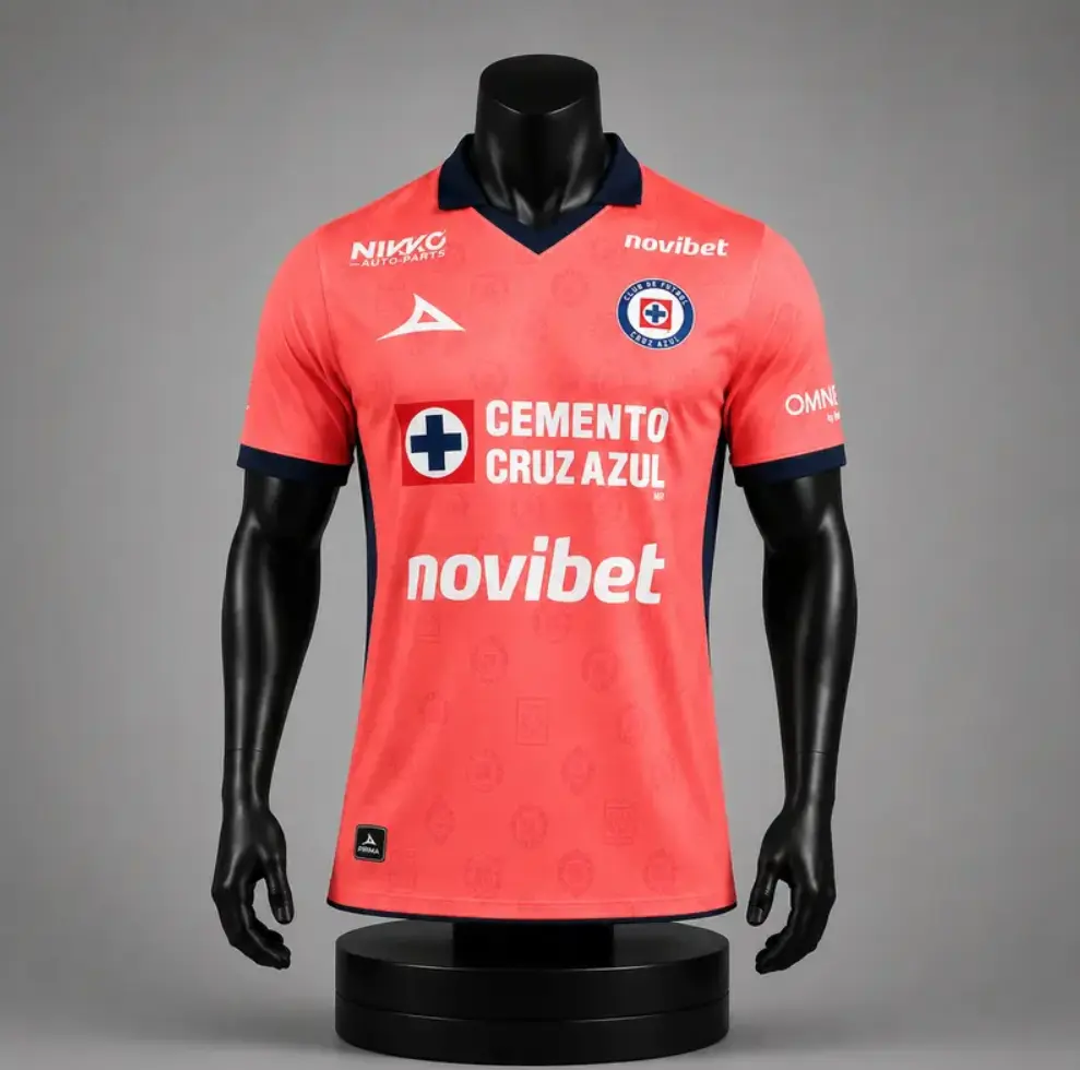 Cruz Azul 2026-27 GK 3 Soccer Jersey, Red Goalkeeper Football Shirt for Men, Women & Youth
