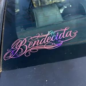 Bendecida Grafiti words Decal Sticker Car Exterior Accessory For Cars, Trucks, SUV, Room Windows