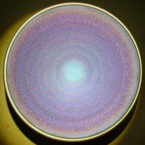 Strong crystalline pink purple candy teacup