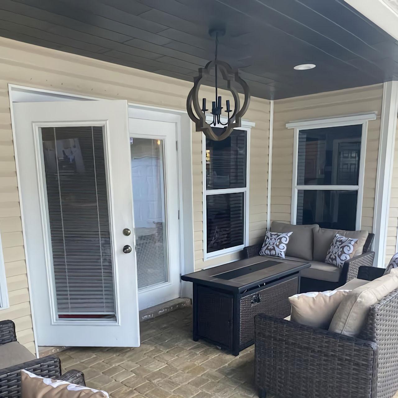 A La Maison Ceilings Coffee Brown 0.5 ft. x 3 ft. Glue Up Foam Wood Ceiling Planks (156 sq. ft./case) (96-Pack)