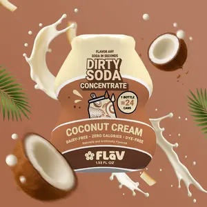 Coconut Cream Dirty Soda Concentrate