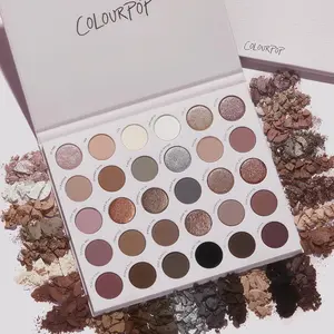 ColourPop Stone Cold Fox Cool-toned Eyeshadow Palette - 30 Pan Matte & Metallic Finish Ultra-pigmented Pressed Powder Formula 0896 ColourPop Stone Cold Fox Cool-toned Eyeshadow Palette - 30 Pan Matte & Metallic Finish Ultra-pigmented Pressed Powder Formula 0896