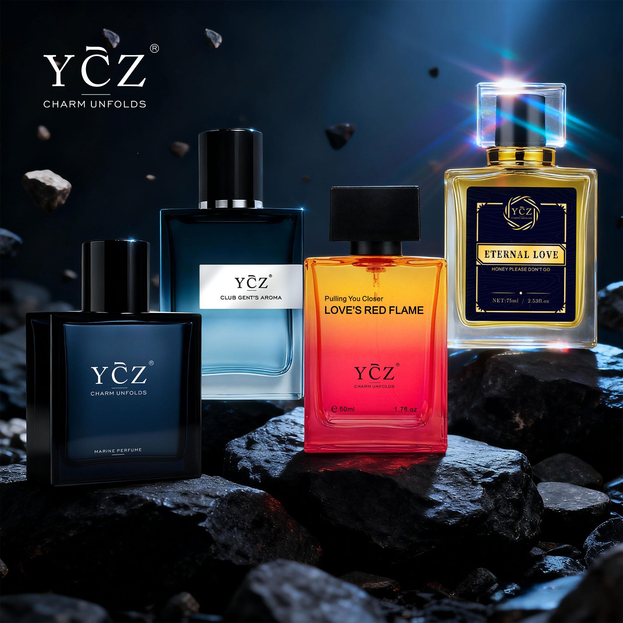 YCZ TikTok Viral Pick! 4-Scene Immersive Fragrance Collection - Marine, Club, Love & Carnival Edition - All-In-One Fragrance Kit for Every Moment