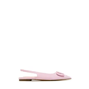 Violet Slingback Flats - Pink