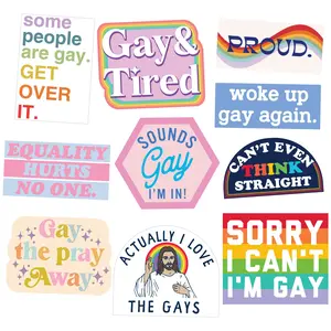 Pride Sticker Extra Large Stickers for Adults Funny Adhesives with Memes Funny Stickers with Colorful Graphic Decals Funny Pride  Multi