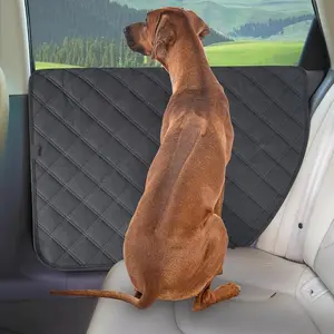 Dog-proof Scratch-proof Dirt-proof Bite-proof Car Door Protector Oxford Cloth 73x43cm for Pet Protection