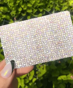 ExotixCard Drill Rhinestone Use Only By TAP pay Stone ultra bling reflective card skin back information