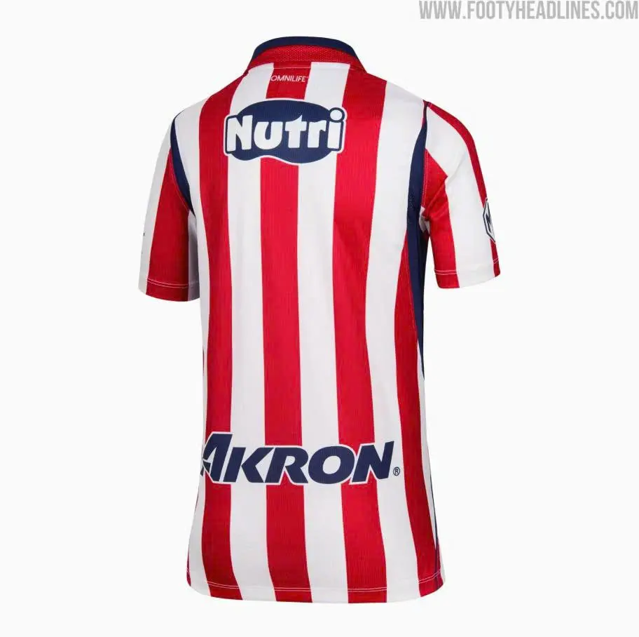 Chivas 2627 men's home jersey (soccer jersey with full logo)