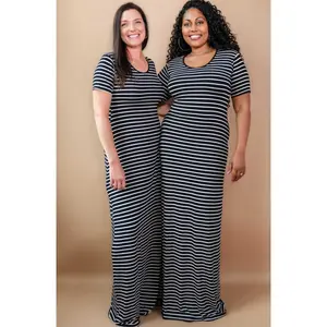 Tall T-Shirt Maxi Dress | Striped