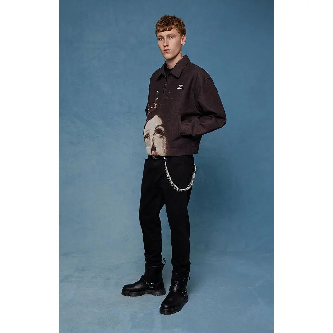 Pacsun Men's Bryce Stacked Skinny Jeans Stretch Black