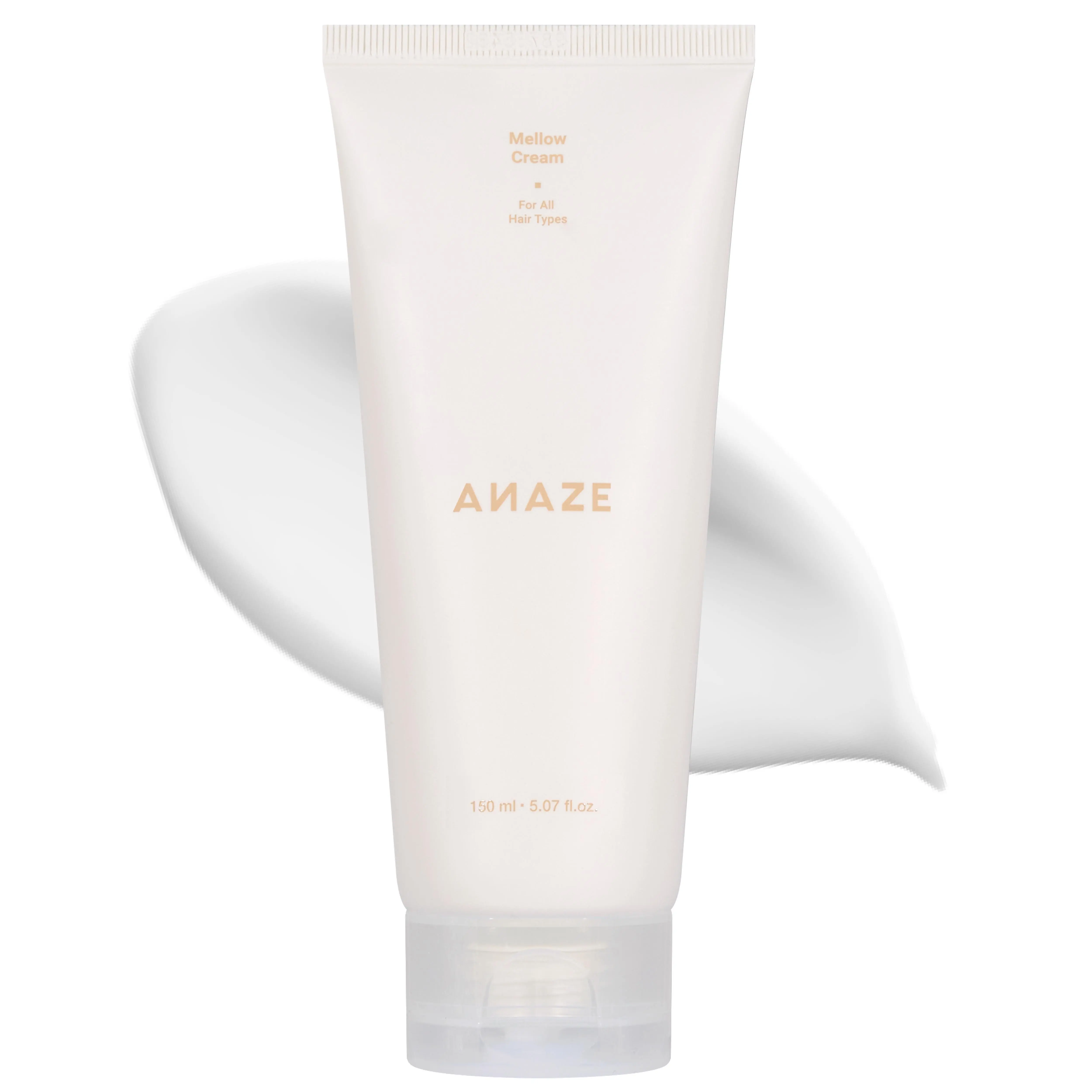 [ANAZE] Mellow Cream Hair Treatment 5.07 fl.oz (150 ml) | Leave-In Conditioner for Deep Moisture & Damage Repair, Instant Results on Dry, Frizzy, and Color-Treated Hair