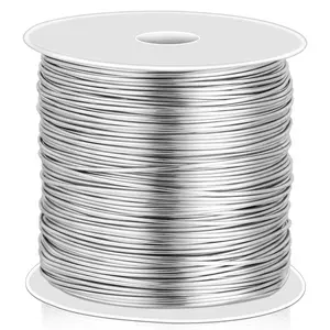 Cridoz 20 Gauge Stainless Steel Wire for Jewelry Making, Baling Wire for Craft and Jewelry Making