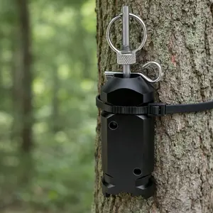 6pcs Trip Alarm, Perimeter Trip Alarm, 12 Gauge Camping Trip Wire Alarm Device, Early Warning Security System for Camping and Property Safety/Bear Deterrent,Camping Safety(Adapter Not Included)