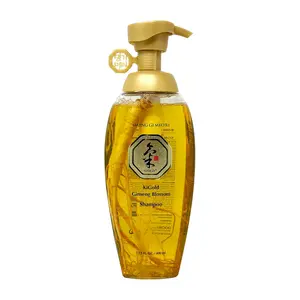Daeng Gi Meo Ri Ki Gold Ginseng Blossom Haircare Shampoo, 13.5 fl oz (400ml) - Korean-Made Traditional Daily Cleanser with Real Ginseng for Hair Growth & Loss Prevention, Green Tea-Infused