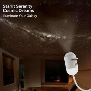 Bedroom Sleep & Eye-Care Starry Sky Ambient Light — Suitable for Adults and Children | Ceiling Projection Lamp | Romantic Room Decor Projector for Bedrooms and Living Rooms