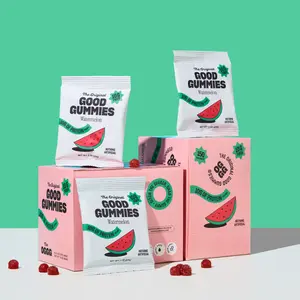 Good Gummies Watermelon. 10g Protein & 10g Fiber. Good Gummies Watermelon. 10g Protein & 10g Fiber.