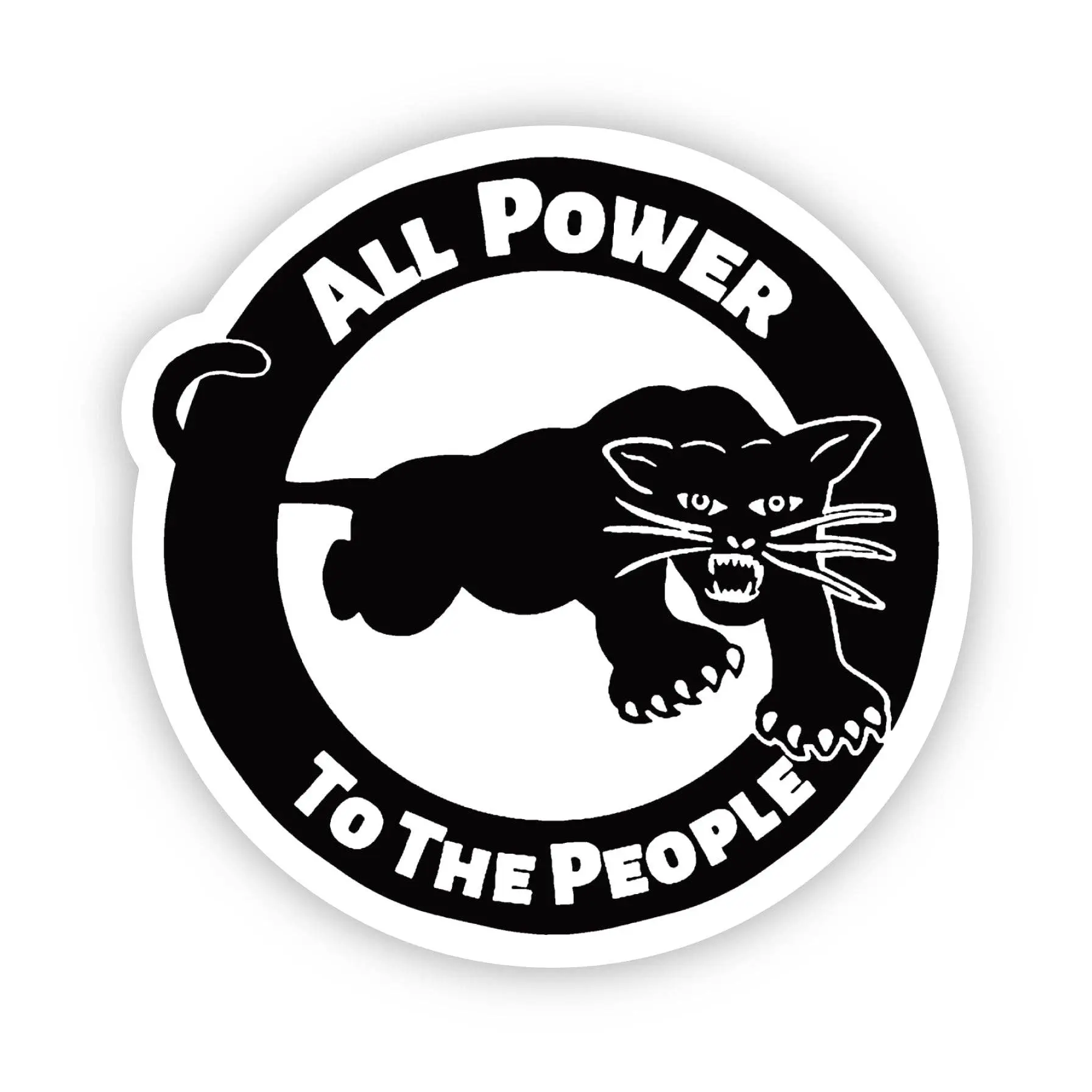 All Power Black Panther Stickers