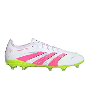 adidas Mens Predator Pro Firm Ground Soccer Cleats  - White