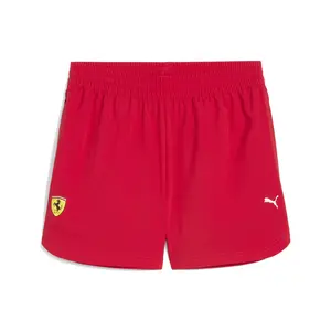 PUMA Womens Scuderia Ferrari Woven Shorts Casual Bottoms Casual - Red