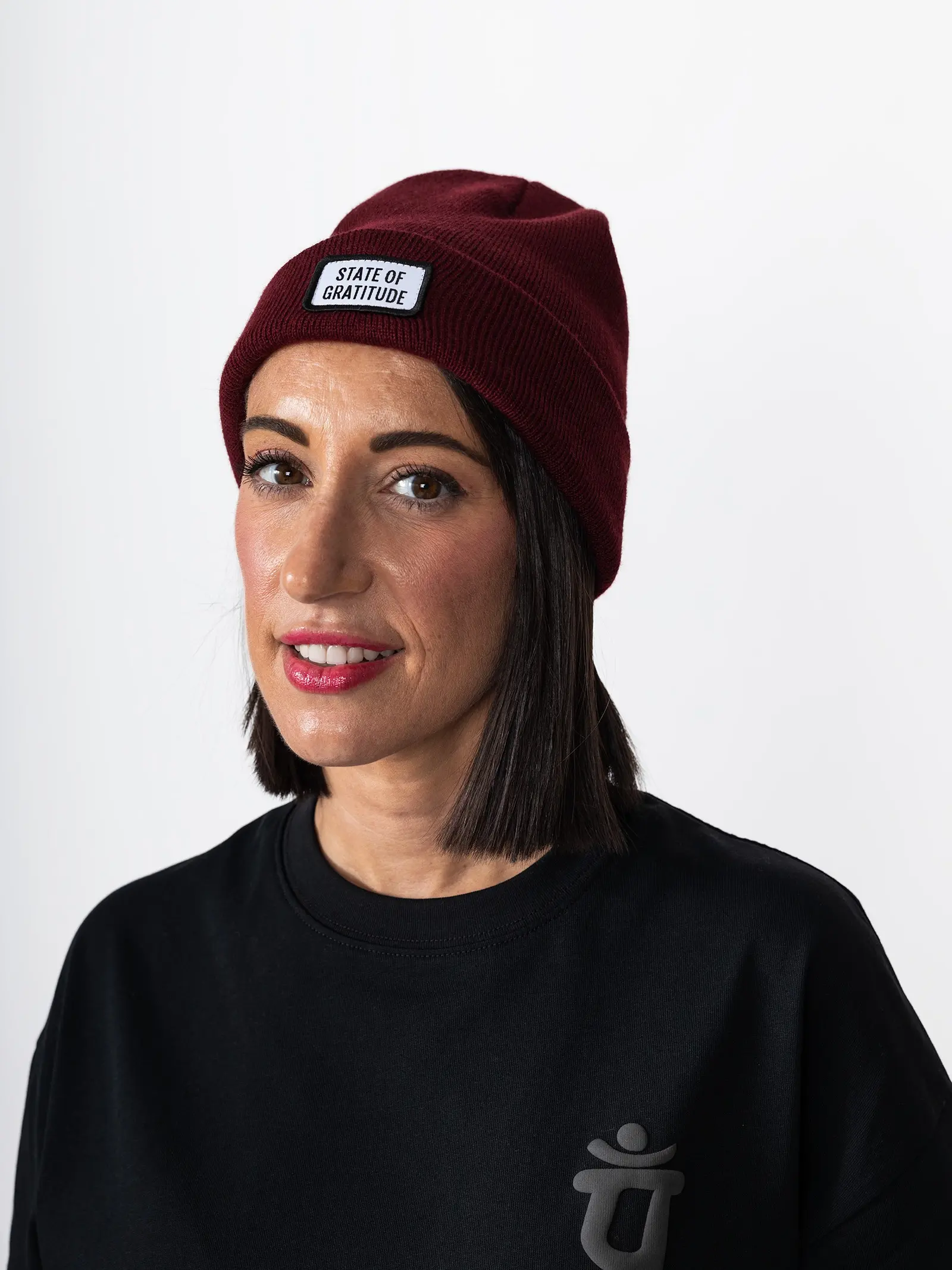 State Of Gratitude Unisex Beanie Hat - Soft and Cozy Material, Warm and Stylish - Perfect Winter Accessory skater beanie