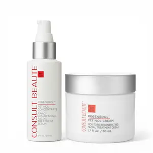 Regenerol Duo – Retinol Concentrate & Cream Set for Smoother, Hydrated, Youthful Skin with Exclusive Anti-Aging Regenerol Complex