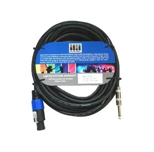 MUSYSIC® MU‑C50SQ 50ft 1/4" to Speakon 14‑Gauge Speaker Cable