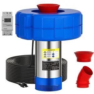 Pond Fountain Aerator, 1HP 15000 GPH Floating Fountain with Multi-Function Timer, 110V 750W Pond Pump for Large Ponds and Lakes