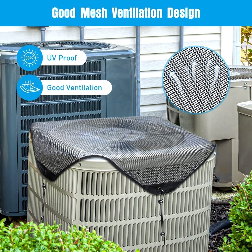 1PC External air conditioning cover, ventilated cover at the top of the external machine, waterproof and durable outdoor Springtok 1PC External air conditioning cover, ventilated cover at the top of the external machine, waterproof and durable outdoor Springtok