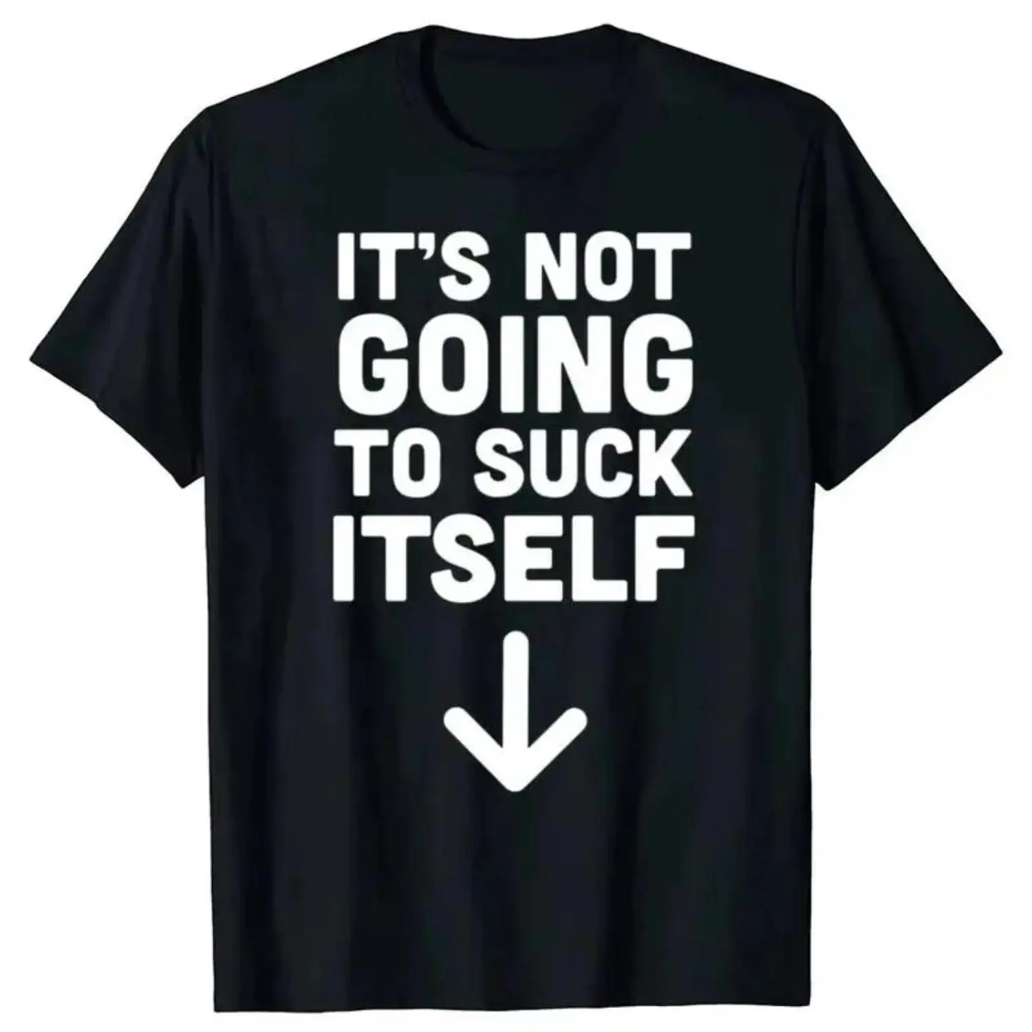 Men's Funny Quote Graphic Tee Shirt, Casual 100% Cotton Shortsleeve Streetwear Clothes, Breathable Round Neck in Inclusive Size, Breathable Cotton Graphic