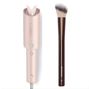 TYMO Automatic Rotating Long Barrel Curler + Hourglass No.15 Angled Brush