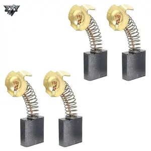 4 Pack 614367-00 Carbon Brush Replacement for DeWALT D24000/DW713/DW715/DW716 Miter Saw, Compatible with 0502025007 & BTS21-D04 Power Tool Brushes