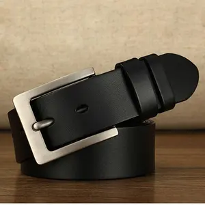 140 150 160 170cm Men Belt  Pin Buckle Big Plus Large Size Male Leather Belts Cinturones Para Hombre