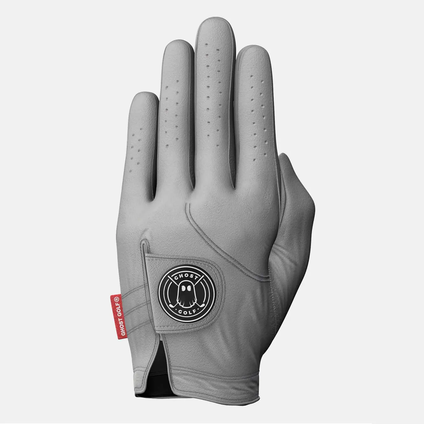 GHOST Golf Women's Solid Color Glove, Premium AAA Cabretta Leather Golfing Glove, Soft Feel, Excellent Grip, Breathable & Moisture-Wicking with Signature Pull Tab