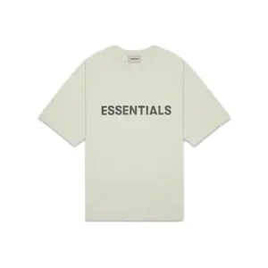 Fear of God Essentials Boxy Tee Appliqué Logo Sage