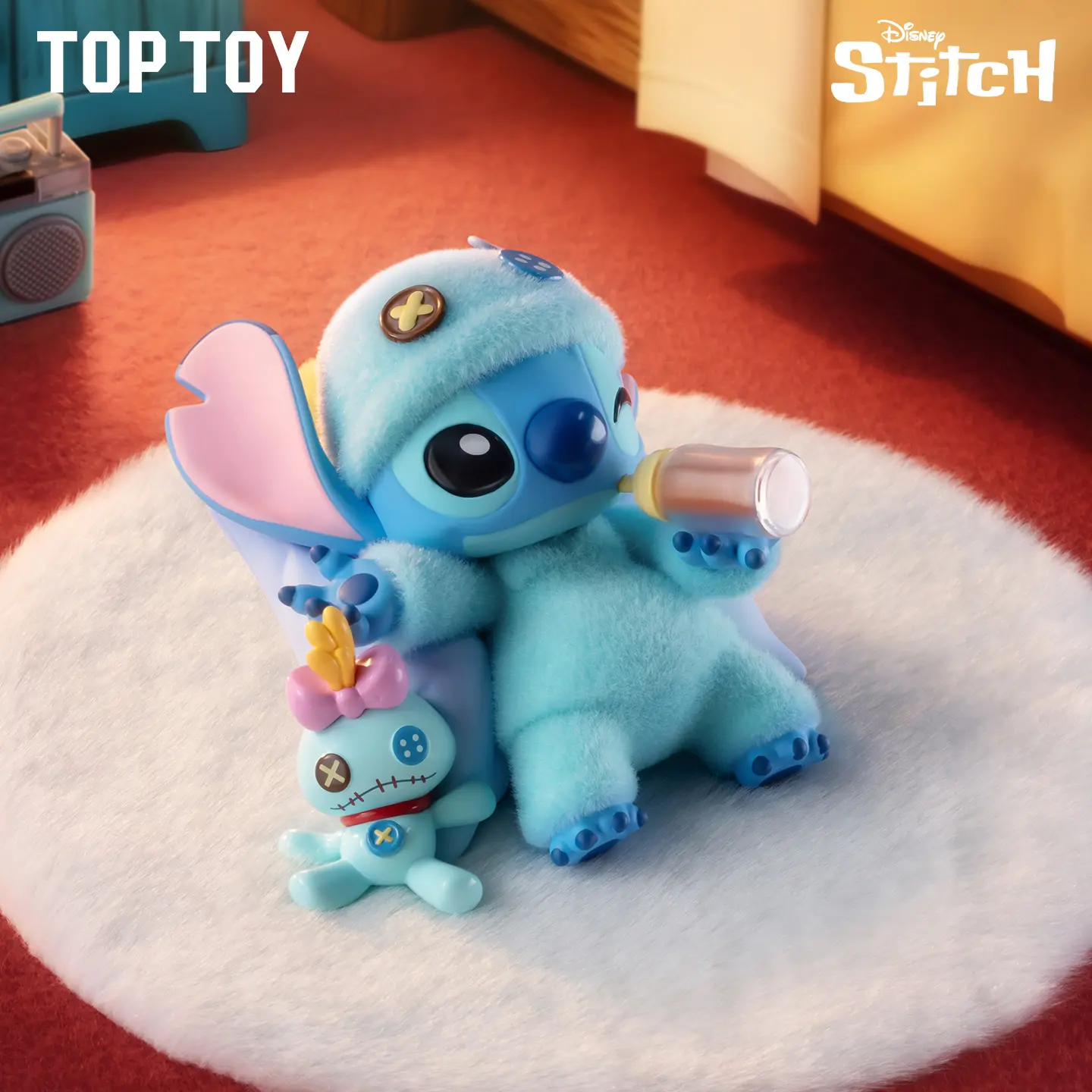 TOPTOY Disney Stitch In Cute Outfits Series Blind Box Figure, Blind Pack, Cute Collectibles, Collectible Figures, Desktop Ornament, Birthday Gift