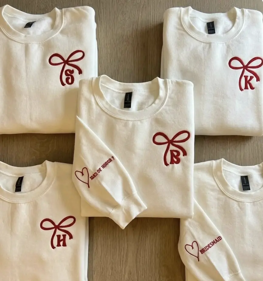 Bow & Monogram Bachelorette Sweatshirt