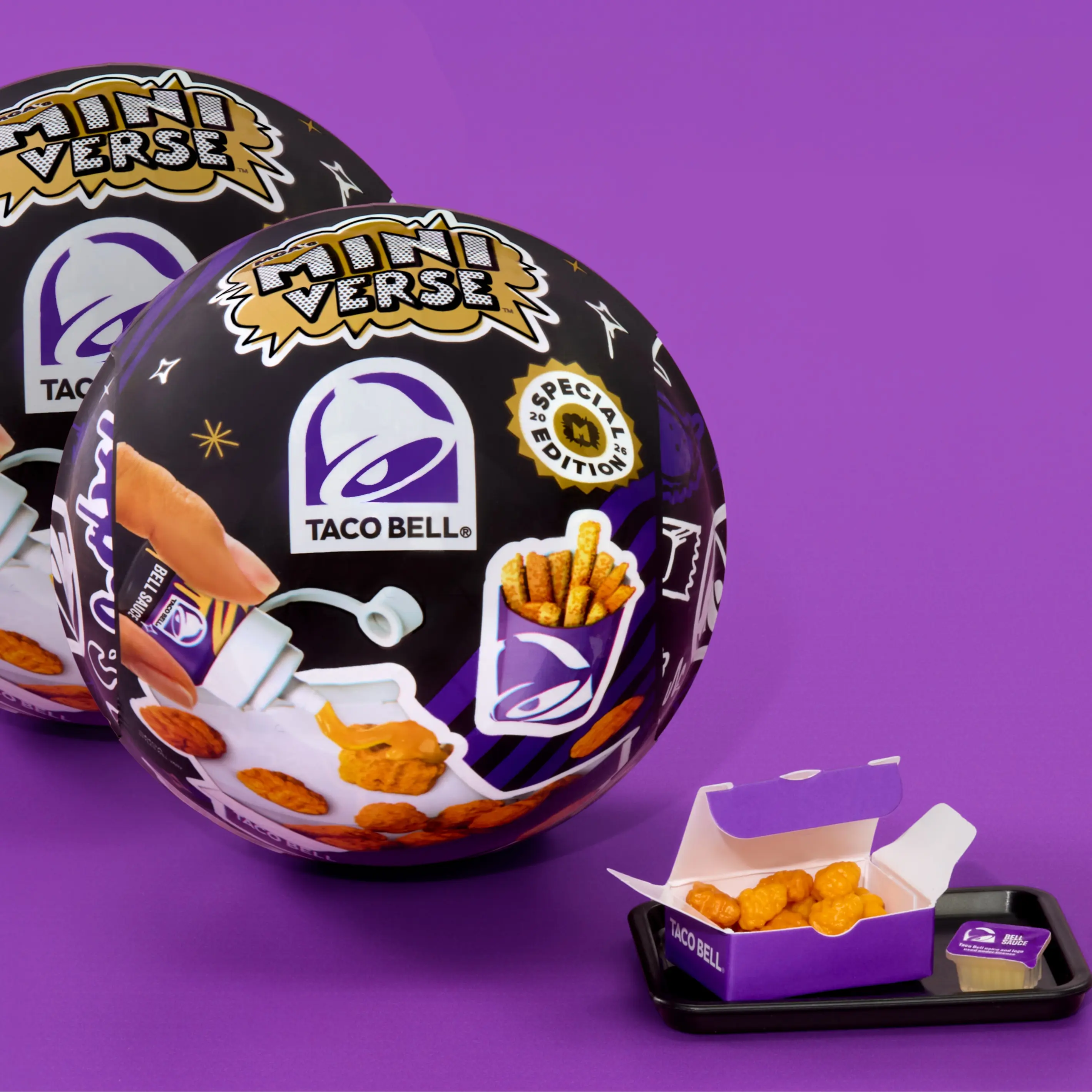 2-Pack MGA's Miniverse Taco Bell Special Edition: Crispy Chicken Nuggets & Nacho Fries